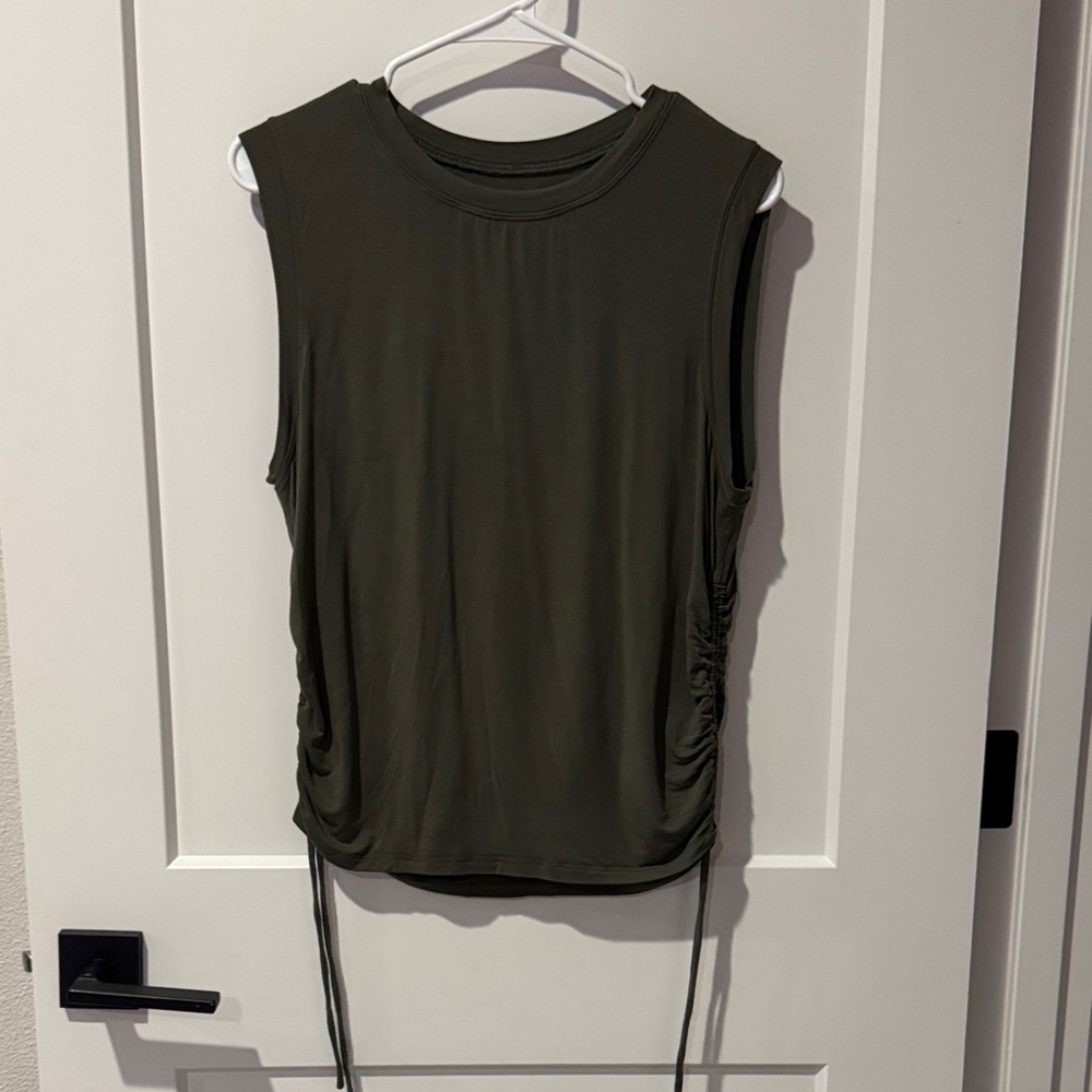 Tavi Army Green Side Tie Tank